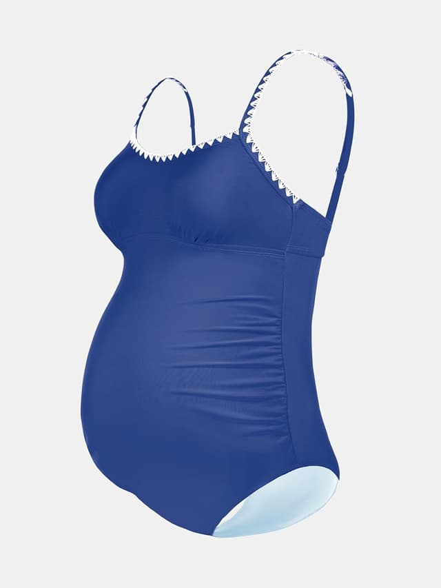 Detalle 2 de Costume da bagno intero premaman con cinturino regolabile e coppe morbide rimovibili CUPSHE