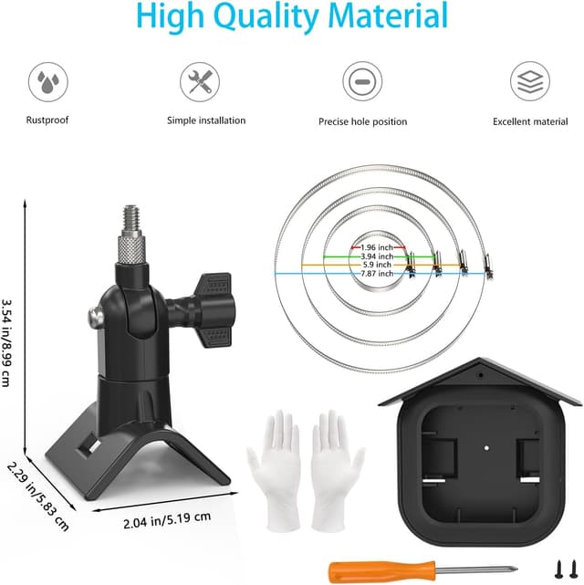 Detalle 2 de HOLACA Kunststoffhülle Masthalterung Blink Outdoor 4