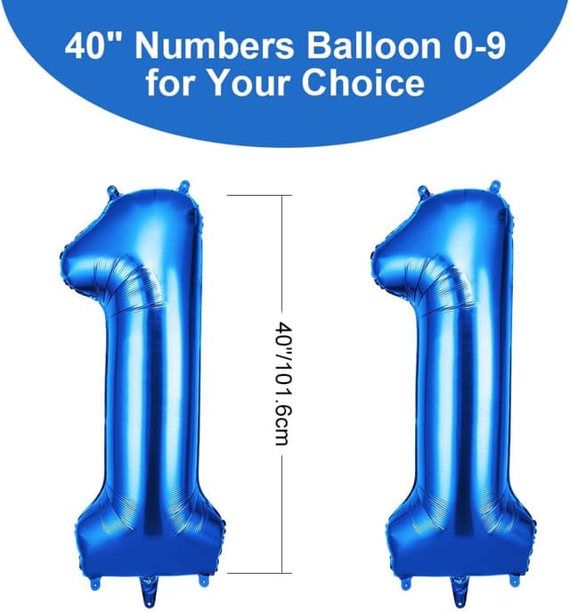 Thumbnail 1 de OFFCUP Luftballon Zahlen 101 cm 🎈