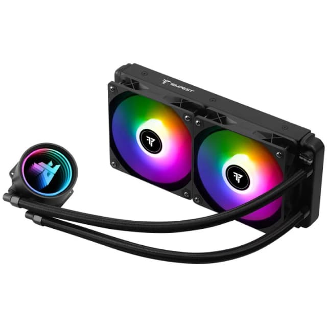 Detalle de Tempest Iceflow Refrigeración Líquida 240 ARGB Kit Liquid Cooler negra