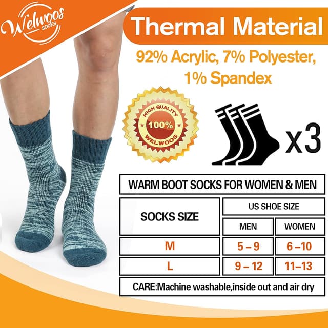 Thumbnail 5 de Warm Thermal Socks 3 Pairs