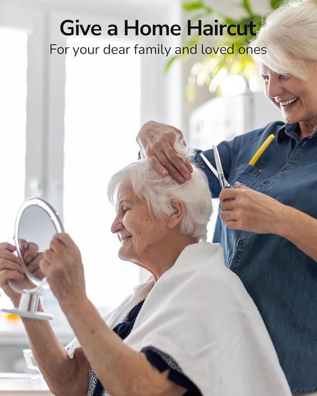 Detalle de ULG Linkshänder-Haarschneideschere (Ausdünnungsschere) – 16,5 cm, japanischer Edelstahl