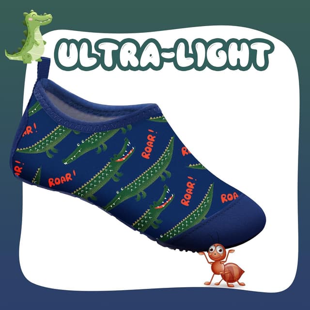 Detalle 2 de Kids Swim Water Shoes – breathable aqua socks for boys, girls, toddlers and babies (quick-dry, non-slip)