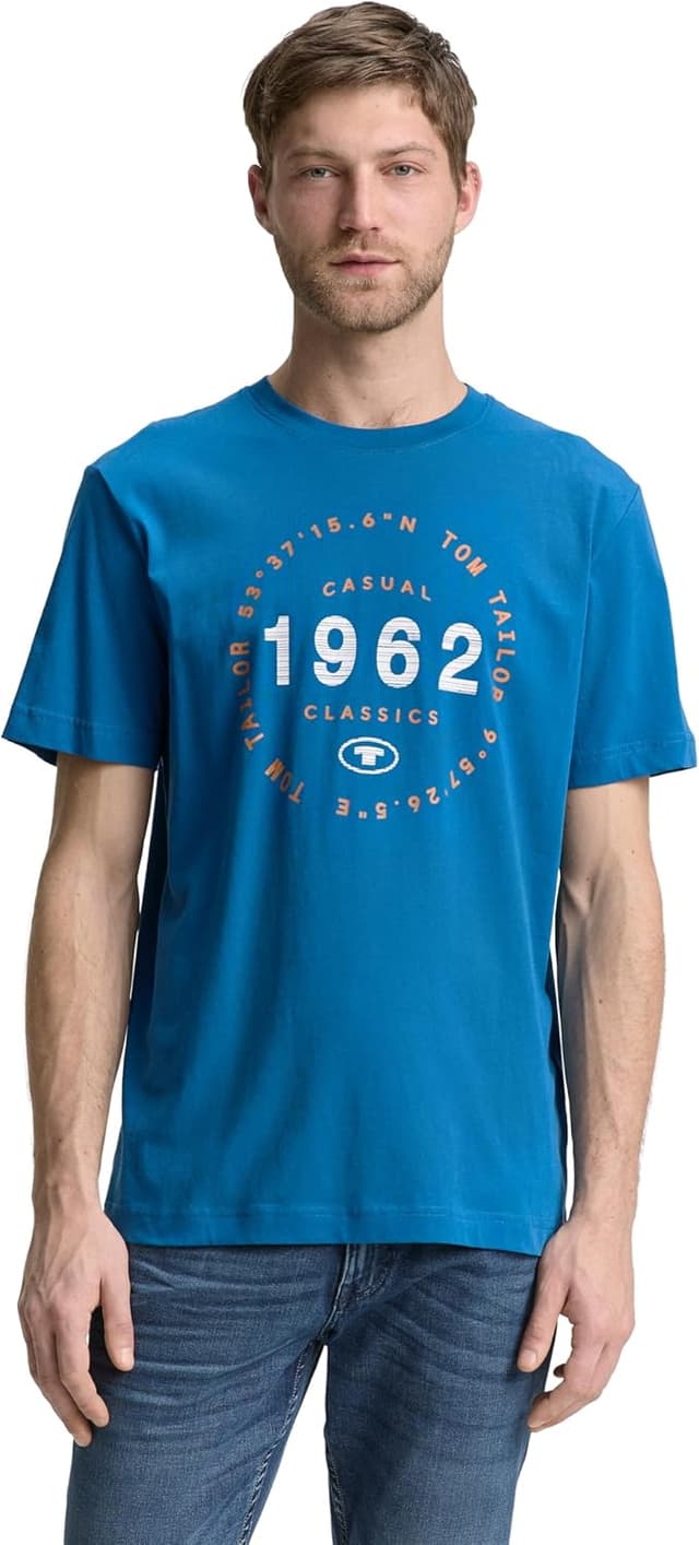 Detalle 2 de TOM TAILOR 1046793 T-Shirt da uomo a maniche corte