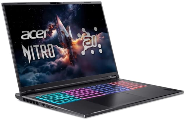 Detalle 2 de Acer Nitro 18 AN18-61-R10V Gaming-Laptop mit RTX 5070, 18 Zoll, Ryzen AI 7, 16 GB RAM und 1 TB SSD