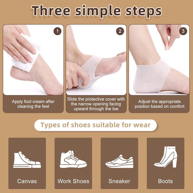 Thumbnail 4 de Silicone Heel Protectors 2 Pairs