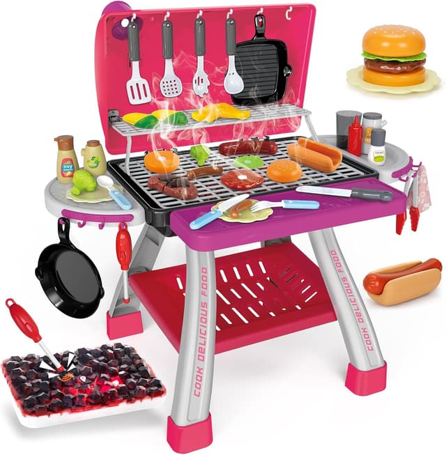 Detalle de Bstoyder BBQ Grill Toy Set for Kids 2 levels