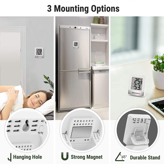 Detalle de ThermoPro TP49W-3 digital mini hygrometer