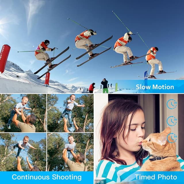 Thumbnail 5 de Videocámara 1080P Full HD 36MP 30FPS con visión nocturna IR