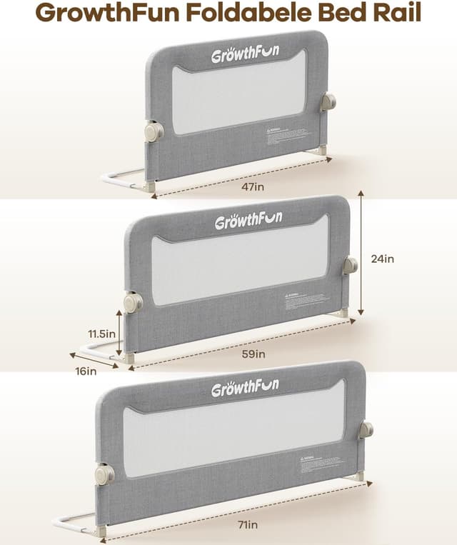 Thumbnail 6 de Foldable Bed Rail 71in for Toddlers