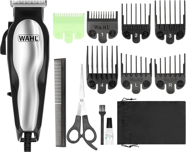 Detalle de WAHL Baldfader Cortapelos para hombres 8 peines