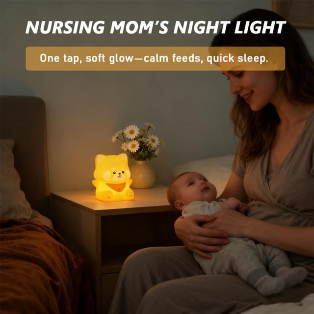 Detalle de NICE POINT kids night light LED 1200mAh