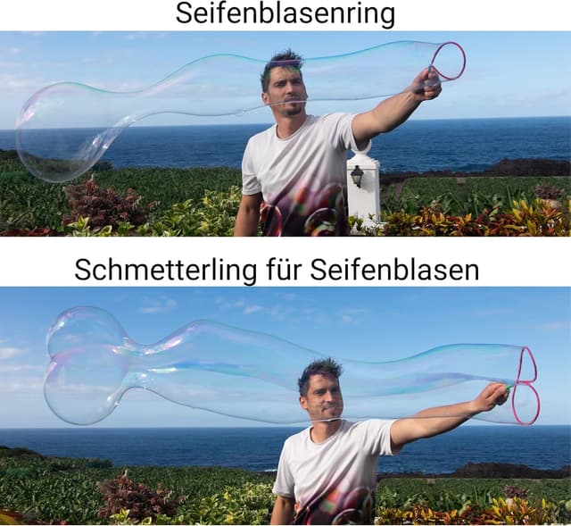 Detalle 2 de Riesenseifenblasen Set 5 Stäbe 50 cm