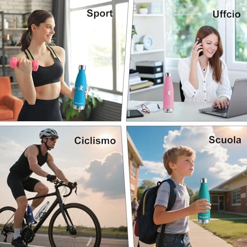 Thumbnail 6 de Botella Acero Inoxidable 500 ml, térmica y sin BPA 🥤