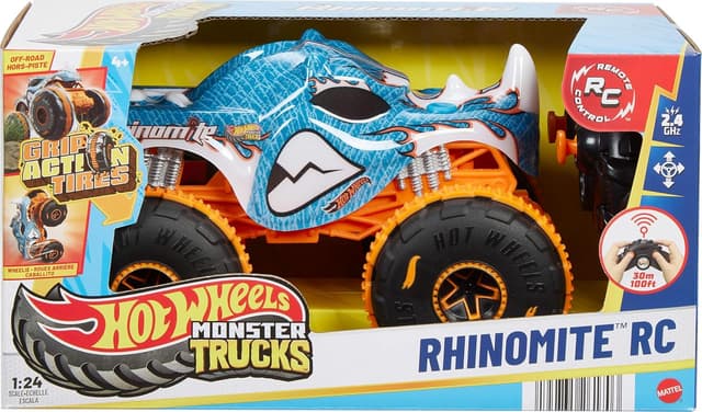 Thumbnail 5 de Hot Wheels Rhinomite R/C camion radiocomandato 1:24