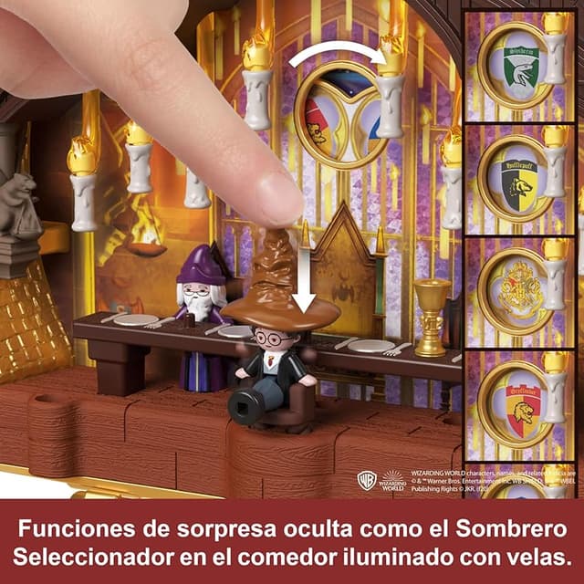 Detalle 1 de Polly Pocket Harry Potter HRD56 🎒 Juego y muñecos de colección
