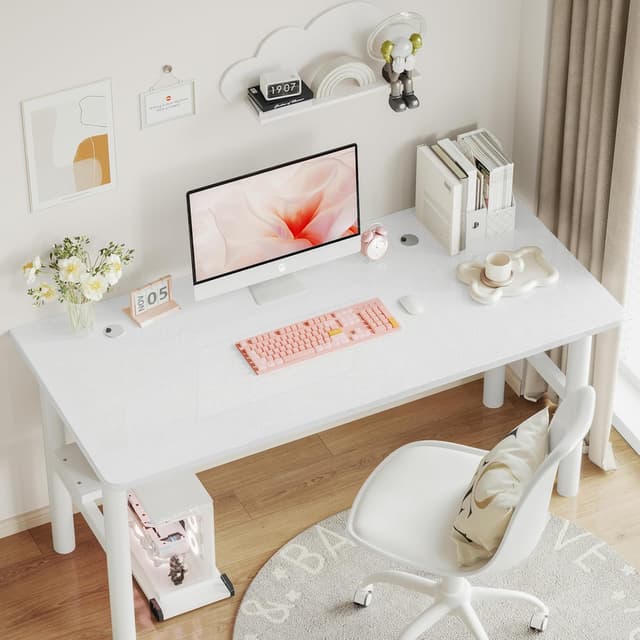 Thumbnail 6 de Hode White Sticky Back Vinyl Wrap (40cm x 10m) with Glitter Effect for Furniture & Contact Paper