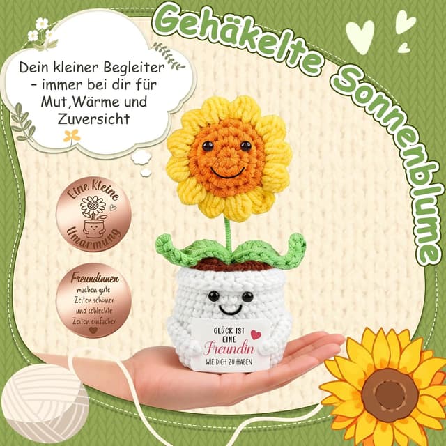 Thumbnail 5 de {Giftota} Pocket Hug Sonnenblume Glücksbringer