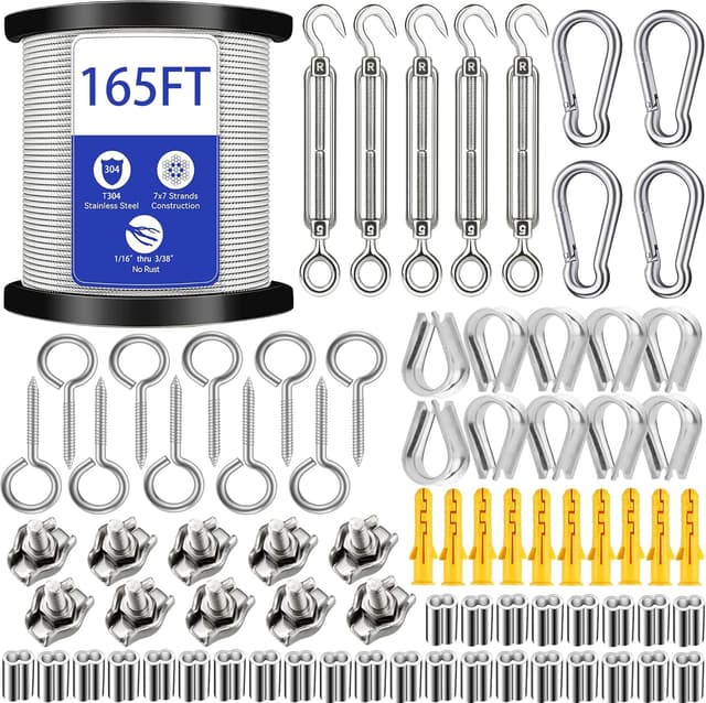 GZFTMKOBNS 50M Drahtseil Edelstahl