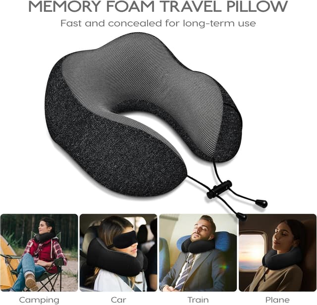 Detalle de SOMLAW Nackenkissen Reisekissen 100% Memory Foam