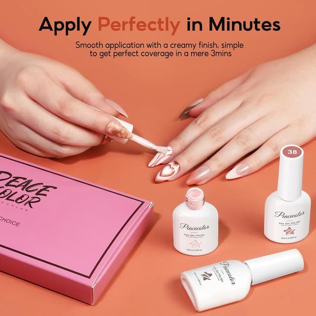 Thumbnail 4 de PEACECOLOR Vernis Semi Permanent 10ML 🎨