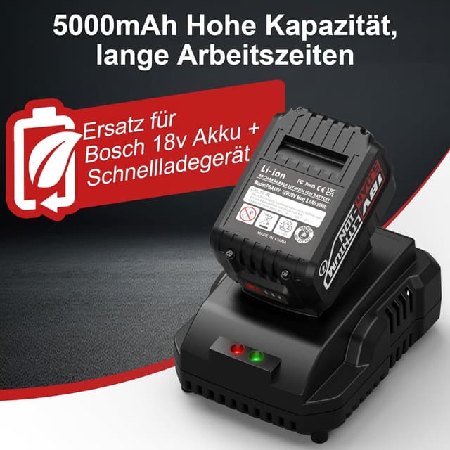 Thumbnail 1 de Ersatz Akku 5,0 Ah für Bosch