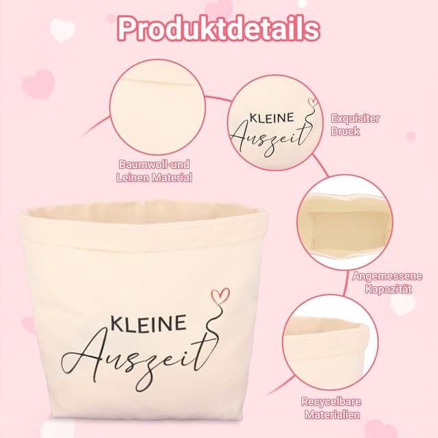 Detalle de Kaempe Kleine Auszeit Korb 30 x 20 x 12 cm