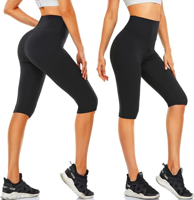 Detalle 2 de FULLSOFT 3-Pack High-Waisted Leggings for Women (Soft Black Yoga Pants)