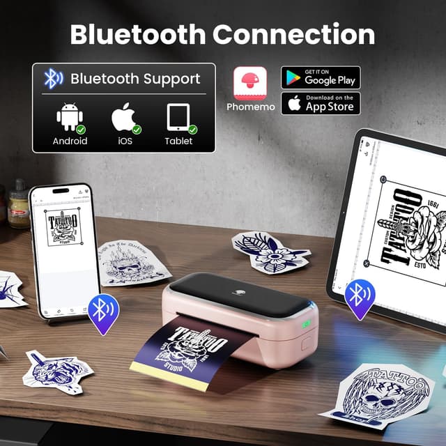 Thumbnail 4 de Phomemo TP31 Tattoo Drucker 2200mAh