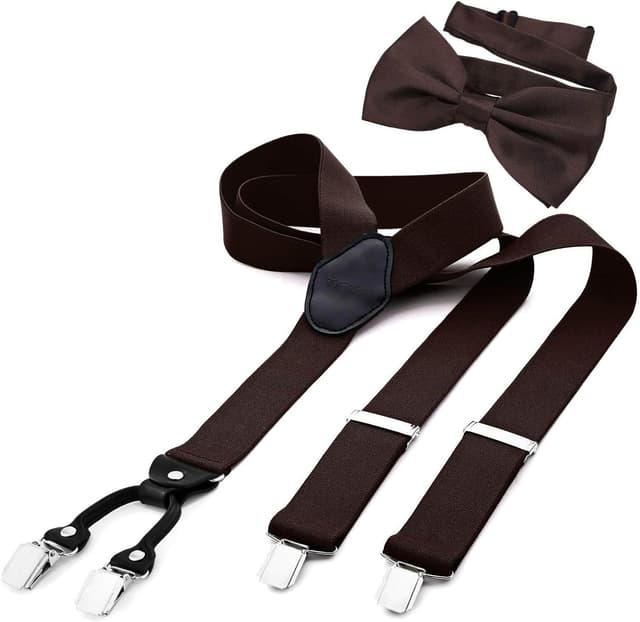 Imagen de DonDon Set tirantes y pajarita para hombre en OfertitasTOP