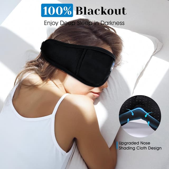 Detalle de MUSICOZY 3D Bluetooth Sleep Mask 16H
