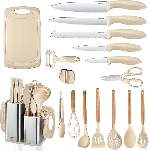 Imagen de RAXCO Juego de cuchillos y espátulas de cocina 🍴 en OfertitasTOP