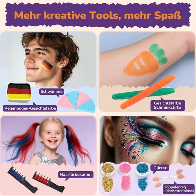 Thumbnail 6 de Janolia Truccabimbi 25 colori per viso