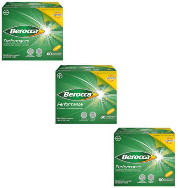 Detalle de Berocca Performance 3x60 para rendimiento