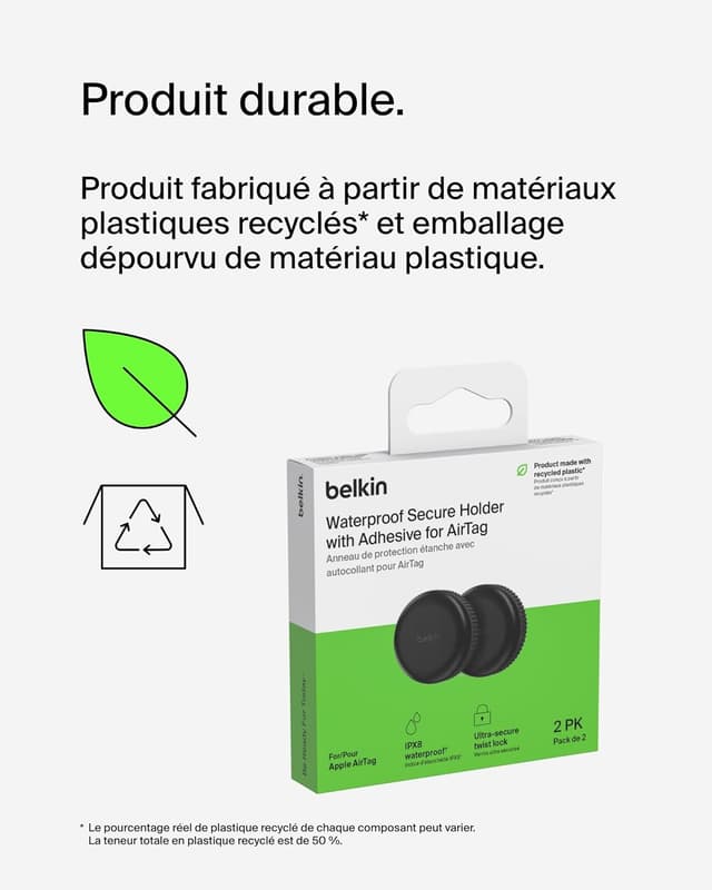 Thumbnail 6 de Belkin Anneau de Protection étanche AirTag IPX8