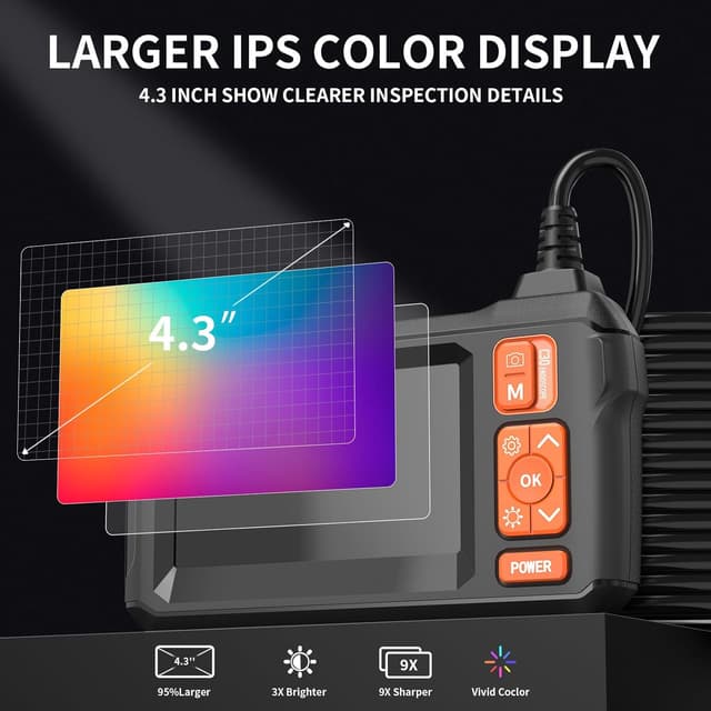 Thumbnail 3 de Dual Lens Borescope 1080p inspection camera, 32GB