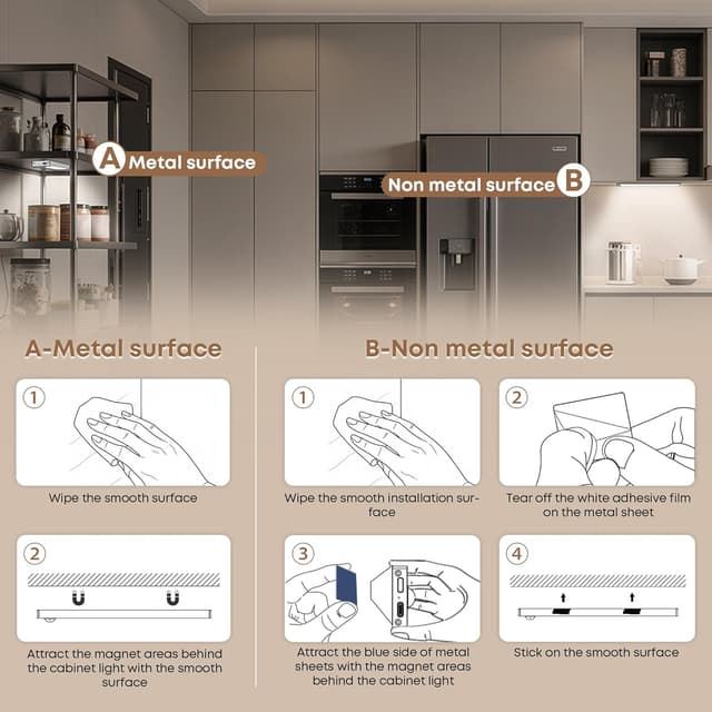 Thumbnail 5 de LROLTEF Schrankbeleuchtung 30cm 2200mAh