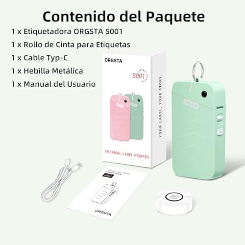 Thumbnail 6 de ORGSTA S001 Etiquetadora Bluetooth 2000 mAh