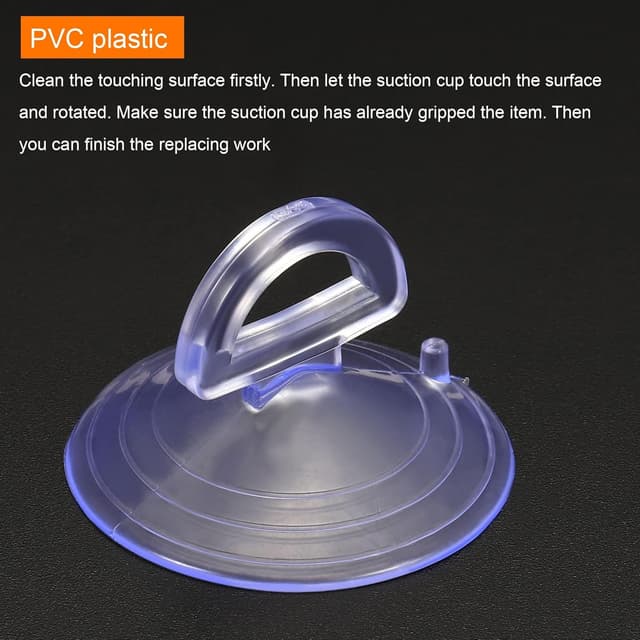 Detalle 2 de PVC suction cups for car glass, 6 pcs