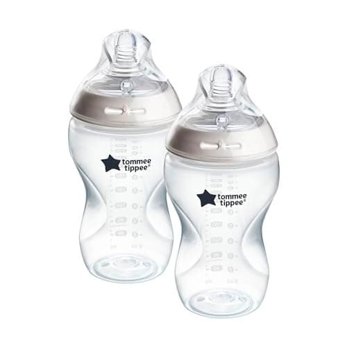 Detalle de Tommee Tippee Natural Start biberones anticólicos de 340 ml (pack de 2) con tetina anatómica