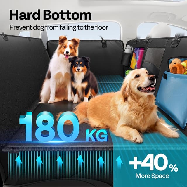 Detalle de MellowMates Dog Car Seat Cover for Large Pets