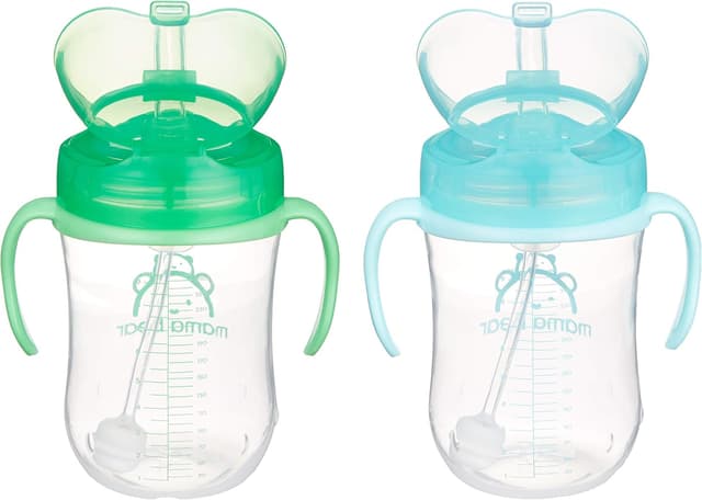 Thumbnail 3 de Amazon Mama Bear Silicone Weighted Straw Sippy Cup 9 oz