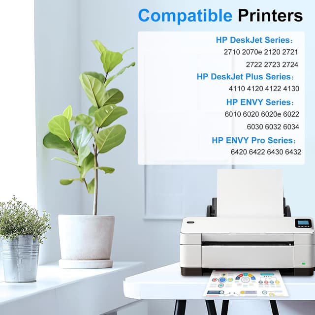 Detalle de KNOWINK 305 XL Druckerpatronen Schwarz kompatibel (HP 305 XL) – Multipack für ausgewählte HP DeskJet & Envy Modelle