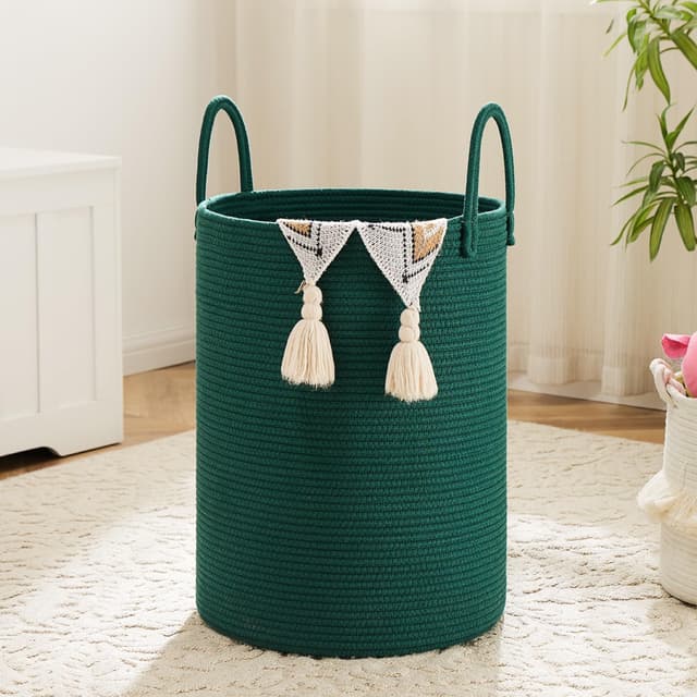 Thumbnail 6 de Artfeel 60L Cotton Rope Laundry Basket