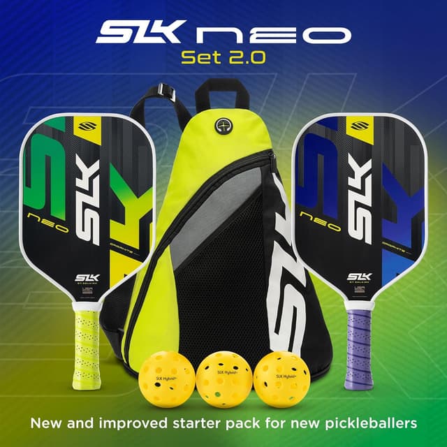 Detalle 2 de Selkirk Sport SLK Pickleball Paddles Set of 2 (SLK Neo Graphite, SLK Neo Fiberglass, or SLK Atlas Bundle)