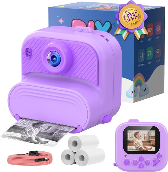 Imagen de Kinderkamera Mini 1080P für Mädchen ab 3 Jahren en OfertitasTOP