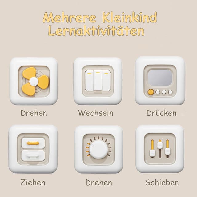 Detalle 2 de Loyzico Motorikwürfel 6-in-1 ab 1 Jahr