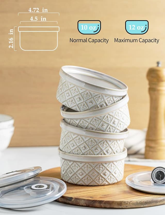 Thumbnail 3 de MISSYSSIM 12 oz Ramekins set of 4 🍽