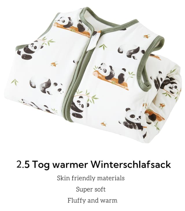 Detalle 2 de Chilsuessy Baby Schlafsack mit Beinen 2.5 Tog 70cm