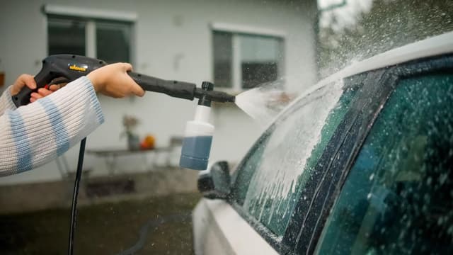 Detalle de WAGNER AQUASTORM Foam Nozzle – ugello schiumogeno Quick-Connect per idropulitrici AQUASTORM